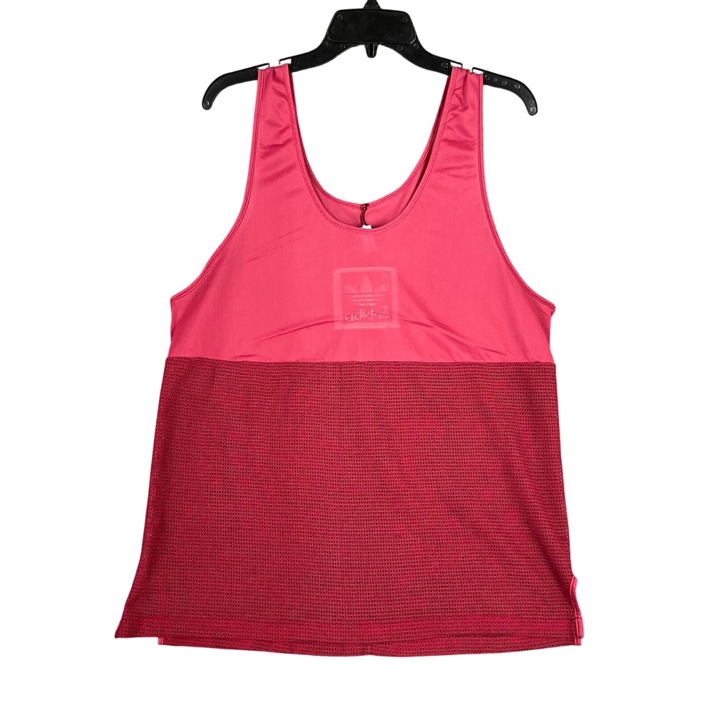 Adidas Mens L Vintage Trefoil Tank Made In USA Y2K Sportcore Street Edit 70s 80s